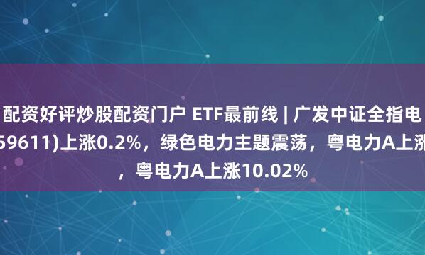 配资好评炒股配资门户 ETF最前线 | 广发中证全指电力ETF(159611)上涨0.2%，绿色电力主题震荡，粤电力A上涨10.02%