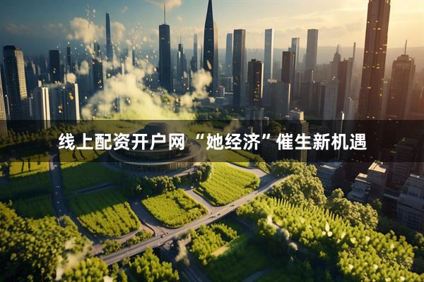 线上配资开户网 “她经济”催生新机遇