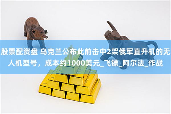 股票配资盘 乌克兰公布此前击中2架俄军直升机的无人机型号，成本约1000美元_飞镖_阿尔法_作战
